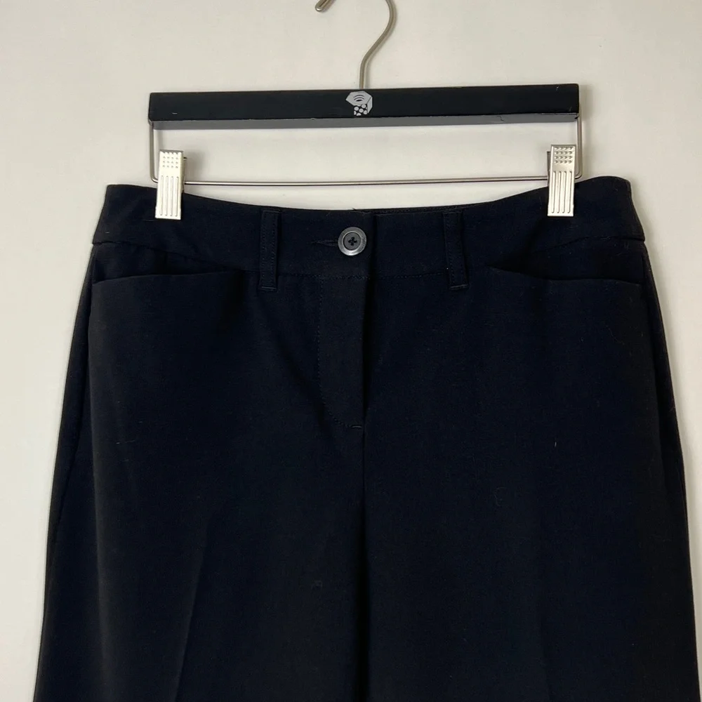 Style & Co pants straight leg with stretch color: black Sz 4 - Picture 2 of 7